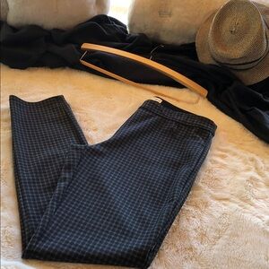 Max Studio women Charcoal Checkered Pants